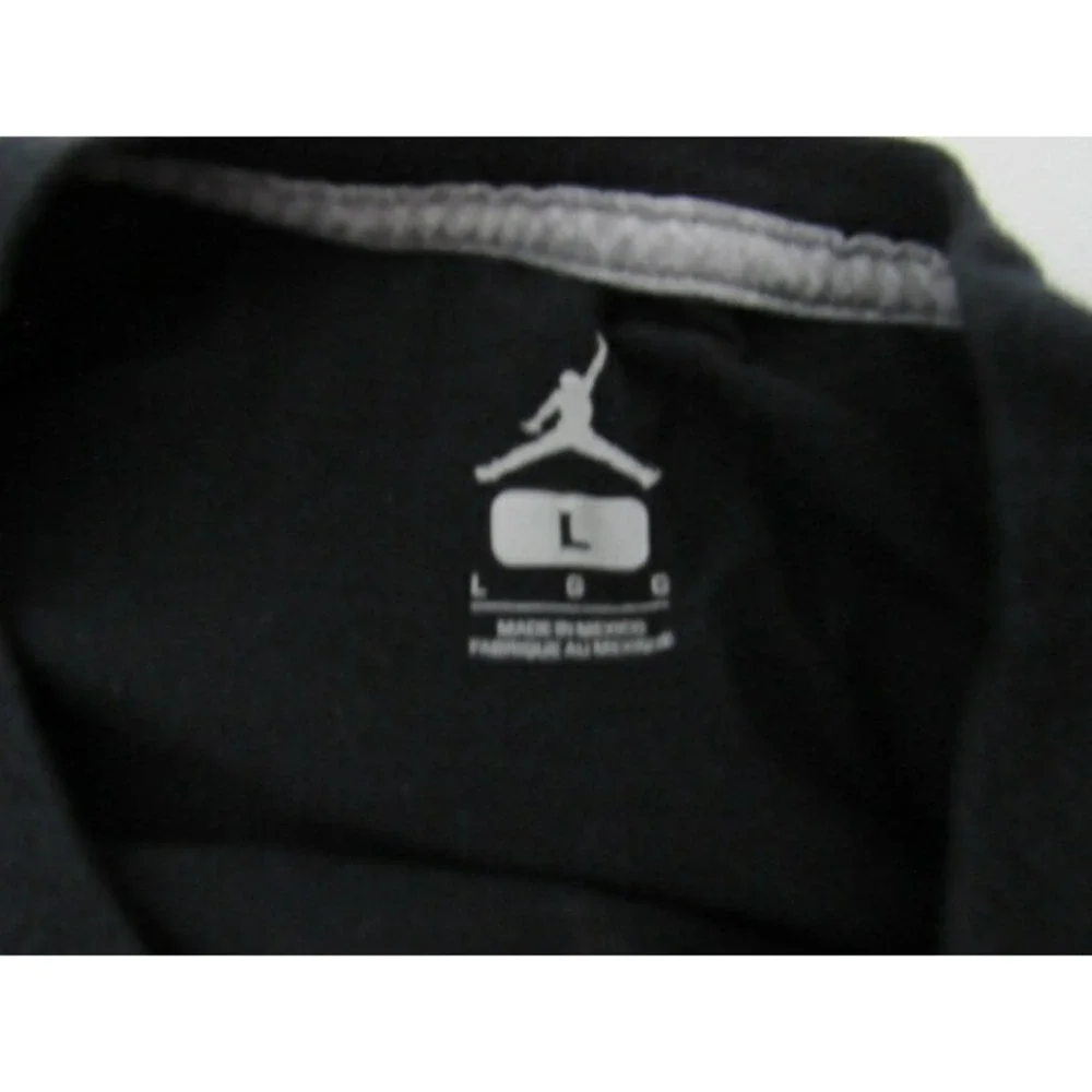 Jordan Ten Ways to‎ Fly  Black T-Shirt Sz L